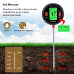 Misuratore multifunzione suolo 5 in 1 pH umidità temperatura