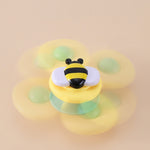 3 in 1 Fingertip Spinner Sonaglio per bambini Ventosa per insetti a tre colori Gira e gira un divertente giocattolo per il bagnetto, Fingertip Spinner