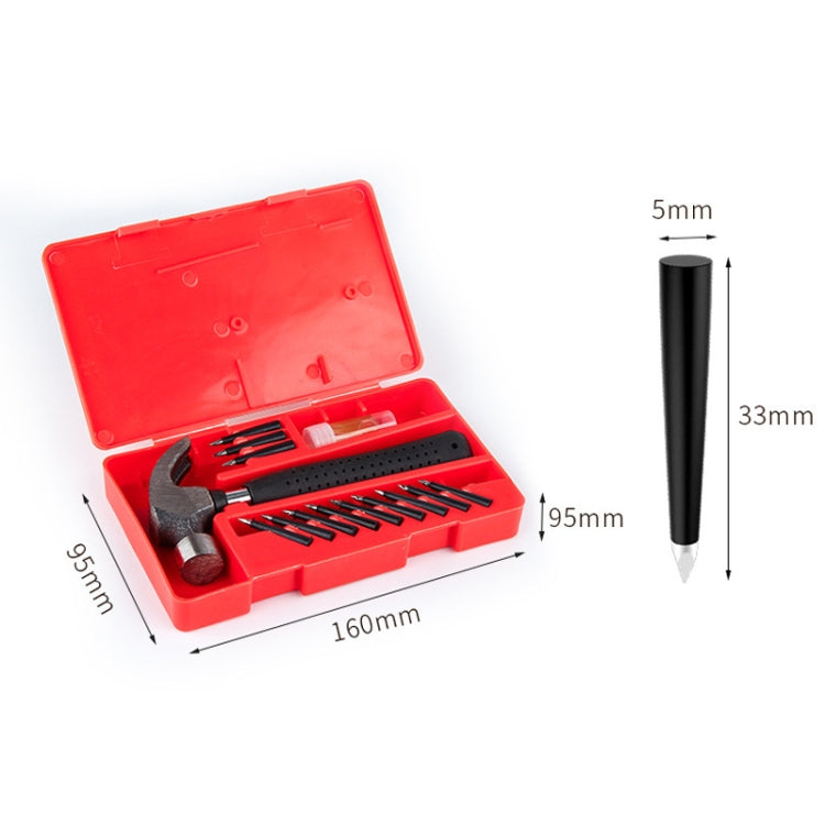 Q412 Corredo di riparazione della gomma di emergenza del chiodo di riparazione della gomma dell'automobile, Tire Repair Kit