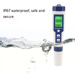 Penna tester qualità acqua 5 in 1 PH TDS EC Salinità