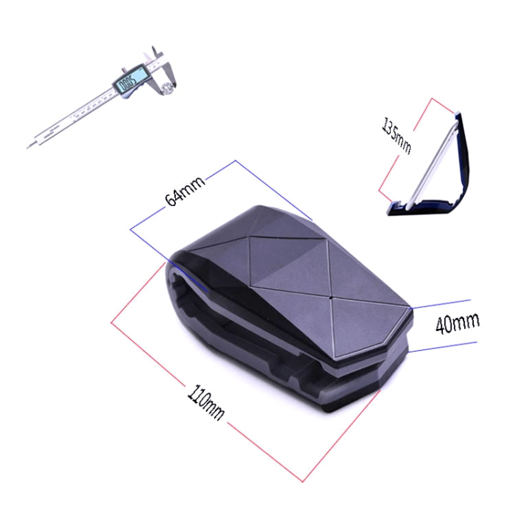 Supporto per clip per bocca a coccodrillo da 2 pezzi per auto pigra da tavolo