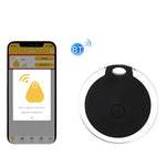 2 pezzi rotondi Bluetooth anti-smarrimento chiave del telefono cellulare allarme bidirezionale per la ricerca di oggetti