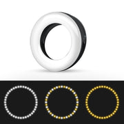 Luce anello LED per selfie smartphone USB ricaricabile