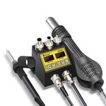 8858 Ventilatore ad aria calda portatile per stazione di saldatura per rilavorazione per SMD/PCB, spina europea, 8858
