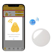 HYC-S9 2 pz Localizzatore di oggetti Bluetooth rotondo Localizzatore di localizzazione del telefono cellulare Allarme bidirezionale anti-smarrimento, Black, White, Blue, Green, Pink, Red