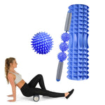 Set di colonne per yoga con rulli per rilassamento muscolare cavo in schiuma Eva 3 in 1, lunghezza:, 33cm (Blue Crescent), 33cm (Pink Crescent ), 33cm  (Purple Crescent ), 45cm (Pink Crescent), 45cm (Purple Crescent ), 45cm (Blue Crescent)             ...