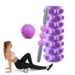 Set di colonne per yoga con rulli per rilassamento muscolare cavo in schiuma Eva 3 in 1, lunghezza:, 33cm (Blue Crescent), 33cm (Pink Crescent ), 33cm  (Purple Crescent ), 45cm (Pink Crescent), 45cm (Purple Crescent ), 45cm (Blue Crescent)             ...
