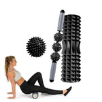 Set di colonne per yoga con rulli per rilassamento muscolare cavo in schiuma Eva 3 in 1, lunghezza:, 33cm (Blue Crescent), 33cm (Pink Crescent ), 33cm  (Purple Crescent ), 45cm (Pink Crescent), 45cm (Purple Crescent ), 45cm (Blue Crescent)             ...