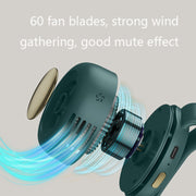 MF019 Piccolo ventilatore portatile con clip e ventilatore senza foglie Whirlwind