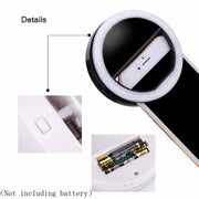 Torcia LED ad anello per smartphone con luce selfie