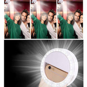 Torcia LED ad anello per smartphone con luce selfie