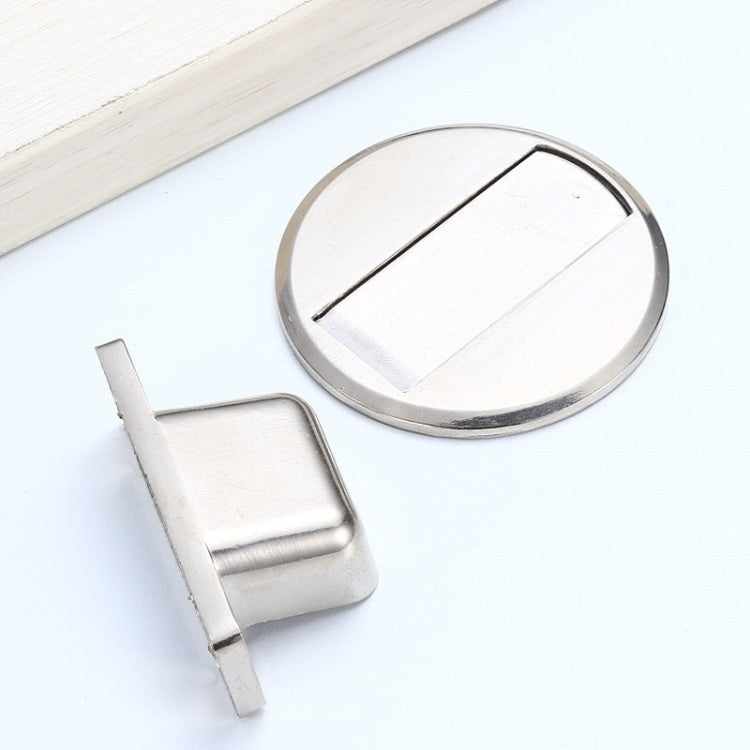 Fermaporta magnetico potente e silenzioso con aspirazione non perforata in lega di zinco da 2 pezzi, Red Ancient, Brushed Steel, Black, White, Yellow, Bright Gold, Bronze