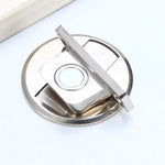 Fermaporta magnetico potente e silenzioso con aspirazione non perforata in lega di zinco da 2 pezzi, Red Ancient, Brushed Steel, Black, White, Yellow, Bright Gold, Bronze