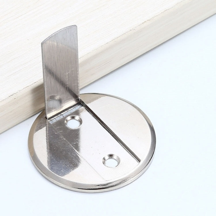 Fermaporta magnetico potente e silenzioso con aspirazione non perforata in lega di zinco da 2 pezzi, Red Ancient, Brushed Steel, Black, White, Yellow, Bright Gold, Bronze