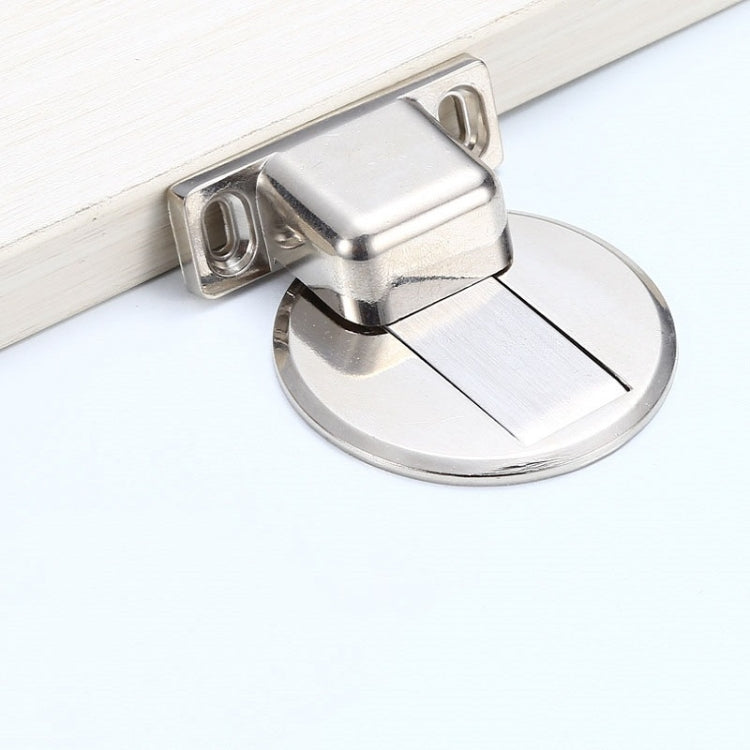 Fermaporta magnetico potente e silenzioso con aspirazione non perforata in lega di zinco da 2 pezzi, Red Ancient, Brushed Steel, Black, White, Yellow, Bright Gold, Bronze