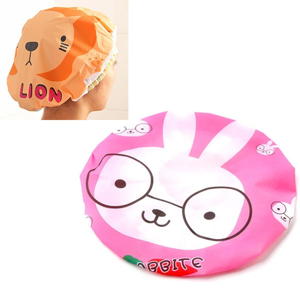 Cuffia protettiva capelli in PVC impermeabile 3 pezzi