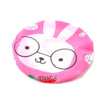 Cuffia protettiva per capelli con fascia elastica in pizzo per sauna, 3 pezzi, 3 PCS Yellow Duck, 3 PCS Blue Elephant, 3 PCS Grey Panda, 3 PCS Pink Rabbit, 3 PCS Lion