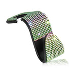 Ganci per sedili posteriori per auto da 3 pezzi Ganci multifunzione tempestati di diamanti per seggiolini auto, White Diamond, Colorful Diamond, Black Diamond, Blue Diamond, Emerald, Gray Diamond, Pink Diamond, Red Diamond