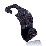 Ganci per sedili posteriori per auto da 3 pezzi Ganci multifunzione tempestati di diamanti per seggiolini auto, White Diamond, Colorful Diamond, Black Diamond, Blue Diamond, Emerald, Gray Diamond, Pink Diamond, Red Diamond