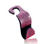 Ganci per sedili posteriori per auto da 3 pezzi Ganci multifunzione tempestati di diamanti per seggiolini auto, White Diamond, Colorful Diamond, Black Diamond, Blue Diamond, Emerald, Gray Diamond, Pink Diamond, Red Diamond
