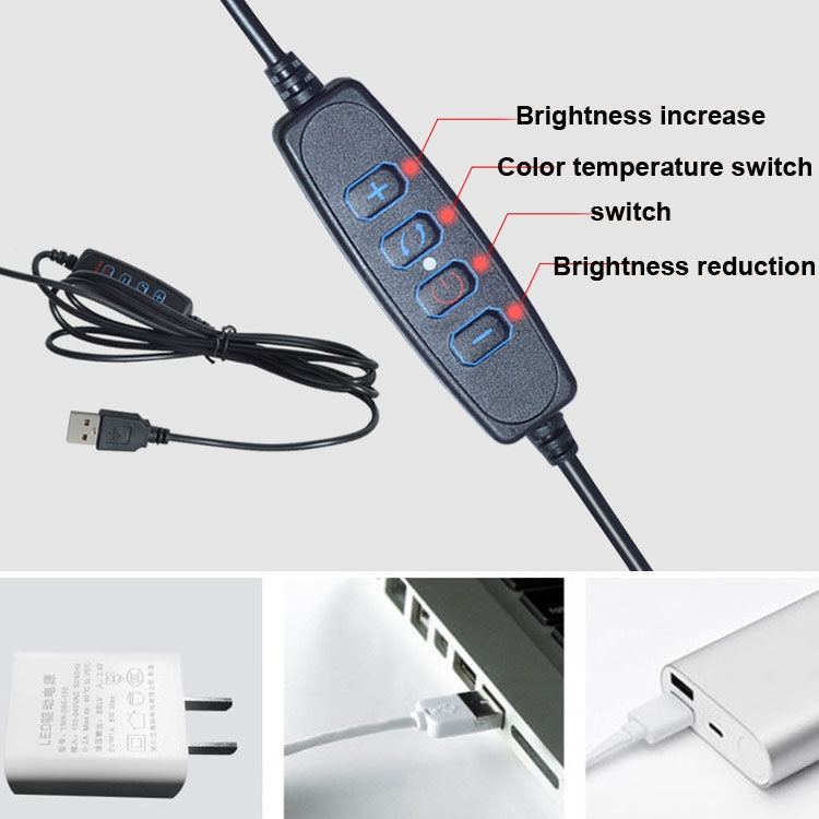 Luce a clip LED 6 pollici con temperatura colore regolabile