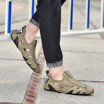 Scarpe da ginnastica da uomo di grandi dimensioni con suola morbida, scarpe pigre in pelle cava, scarpe piselli all-match, 38, 39, 40, 41, 42, 43, 44, 45, 46, 47, 48
