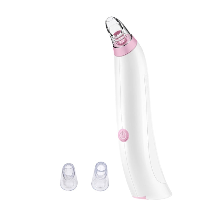 HD-2139 Dispositivo per l'aspirazione dei punti neri Dispositivo per la pulizia dei pori del viso Dispositivo di bellezza per la pulizia del viso, White, Pink