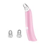 HD-2139 Dispositivo per l'aspirazione dei punti neri Dispositivo per la pulizia dei pori del viso Dispositivo di bellezza per la pulizia del viso, White, Pink