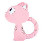 MJYJ019 Giocattolo con bastone molare per bambini in silicone da 2 pezzi, Pink, Blue, Orange, Small Fish-Blue, Small Fish-Pink, Small Fish-Green, Fox-Blue, Fox-Pink, Fox-Green, Monkey-Pink, Monkey-Orange, Monkey-Coffee, Kitten-Coffee, Kitten-Blue      ...