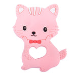 MJYJ019 Giocattolo con bastone molare per bambini in silicone da 2 pezzi, Pink, Blue, Orange, Small Fish-Blue, Small Fish-Pink, Small Fish-Green, Fox-Blue, Fox-Pink, Fox-Green, Monkey-Pink, Monkey-Orange, Monkey-Coffee, Kitten-Coffee, Kitten-Blue      ...