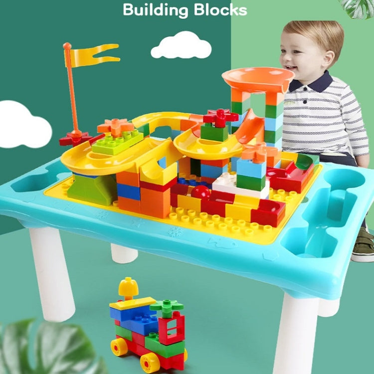 Tavolo da costruzione multifunzionale con sedie e blocchi
