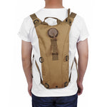 Borsa per l'acqua Zaino per idratazione tattico militare Zaino per sacca d'acqua in nylon Camelback per campeggio all'aperto per ciclismo, 2.5L, 3L