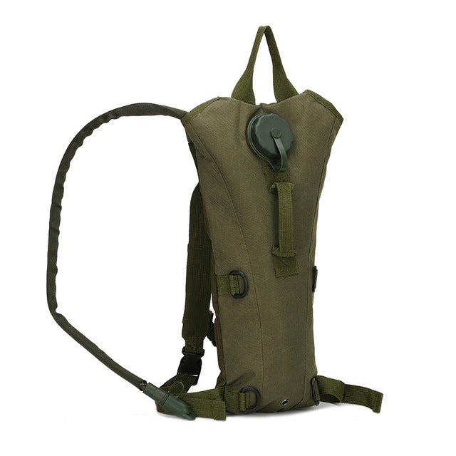 Borsa per l'acqua Zaino per idratazione tattico militare Zaino per sacca d'acqua in nylon Camelback per campeggio all'aperto per ciclismo, 2.5L, 3L