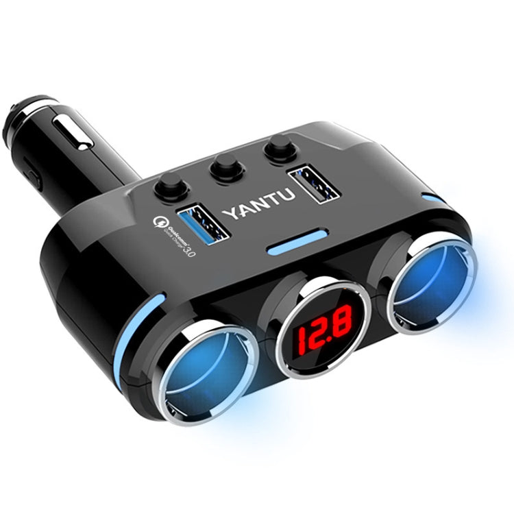 YANTU B39 Accendisigari per auto Caricatore per auto a ricarica rapida USB multifunzionale, Wired Non-voltage, Wired Voltage, Wireless Non-voltage, Wireless Voltage, Wireless Qualcomm Non-Voltage, Wireless Qualcomm Voltage, Wireless High-power Non-volt...