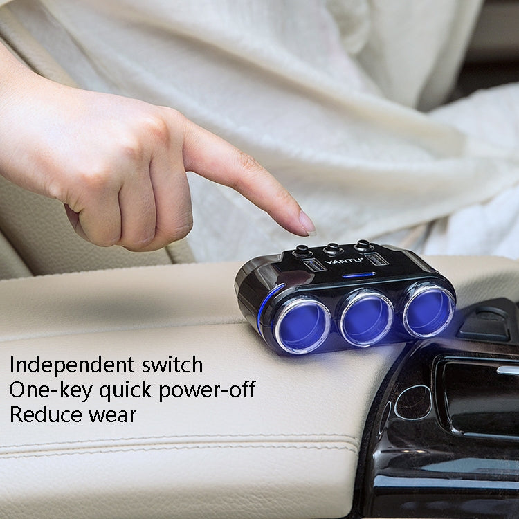 YANTU B39 Accendisigari per auto Caricatore per auto a ricarica rapida USB multifunzionale, Wired Non-voltage, Wired Voltage, Wireless Non-voltage, Wireless Voltage, Wireless Qualcomm Non-Voltage, Wireless Qualcomm Voltage, Wireless High-power Non-volt...