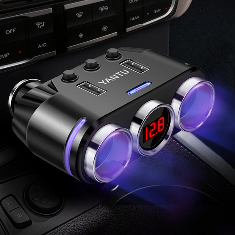 YANTU B39 Accendisigari per auto Caricatore per auto a ricarica rapida USB multifunzionale, Wired Non-voltage, Wired Voltage, Wireless Non-voltage, Wireless Voltage, Wireless Qualcomm Non-Voltage, Wireless Qualcomm Voltage, Wireless High-power Non-volt...