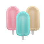 Set di stampi fai da te per stampi per crema per ghiaccioli in silicone estivo 3 in 1