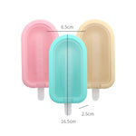 Set di stampi fai da te per stampi per crema per ghiaccioli in silicone estivo 3 in 1