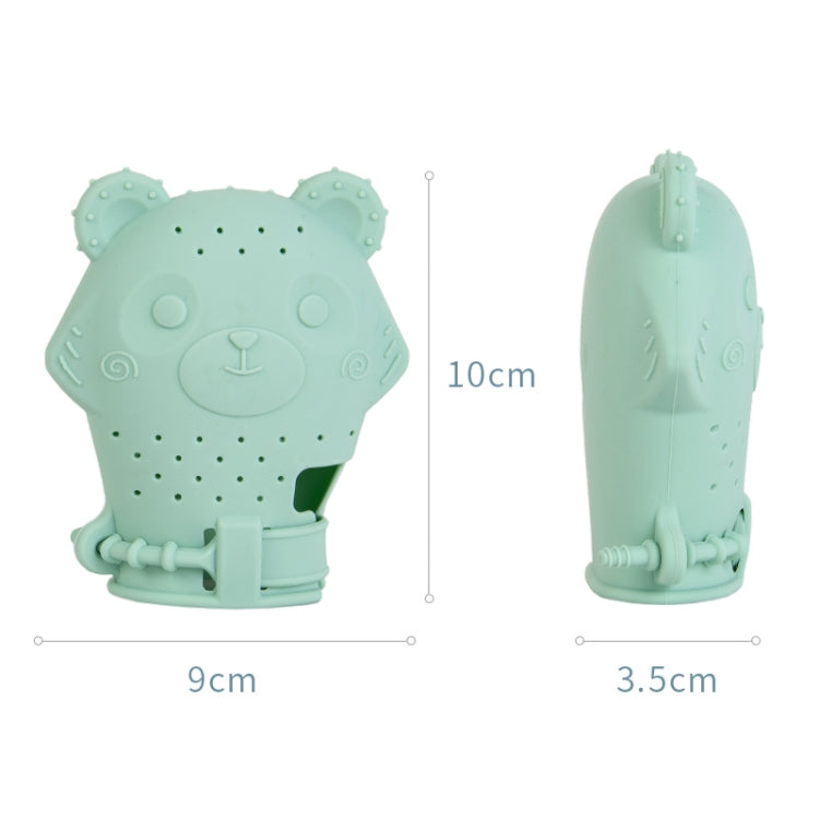 2 pezzi di guanti molari per bambini, massaggiagengive in silicone lenitivo, bastone molare, giocattolo materno e infantile, 2pcs Pink, 2pcs Yellow, 2pcs Purple, 2pcs Green, 2pcs Blue, 2pcs Orange