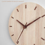 Orologio da parete in legno massiccio Orologio da parete per soggiorno casa Orologio decorativo, Solid Wooden Wall Clock