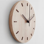 Orologio da parete in legno massiccio Orologio da parete per soggiorno casa Orologio decorativo, Solid Wooden Wall Clock