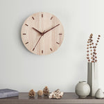 Orologio da parete in legno massiccio Orologio da parete per soggiorno casa Orologio decorativo, Solid Wooden Wall Clock