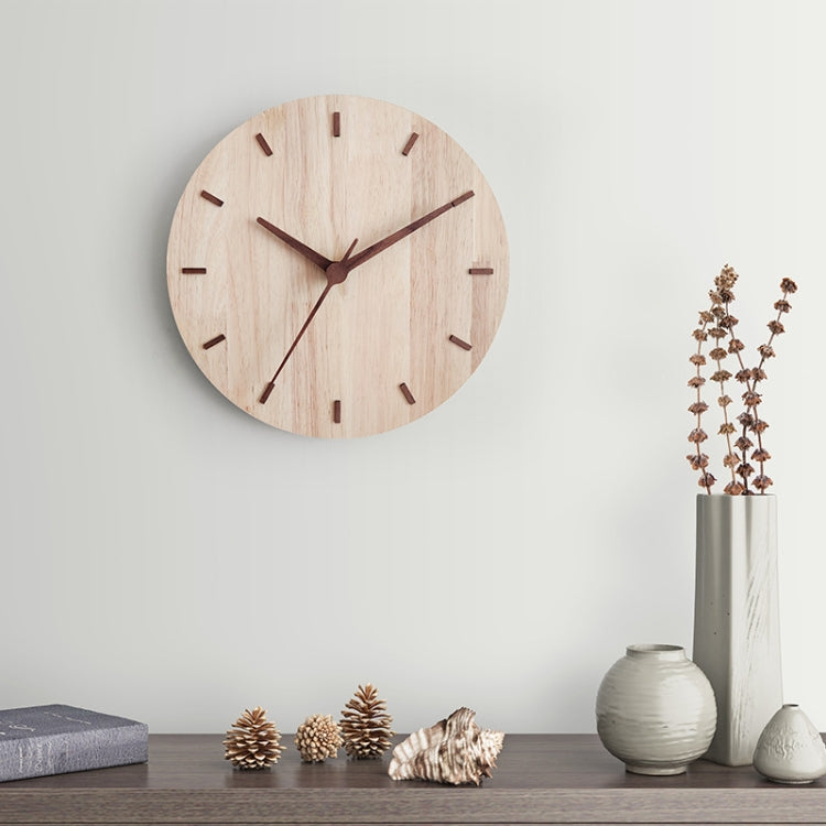 Orologio da parete in legno massiccio Orologio da parete per soggiorno casa Orologio decorativo, Solid Wooden Wall Clock