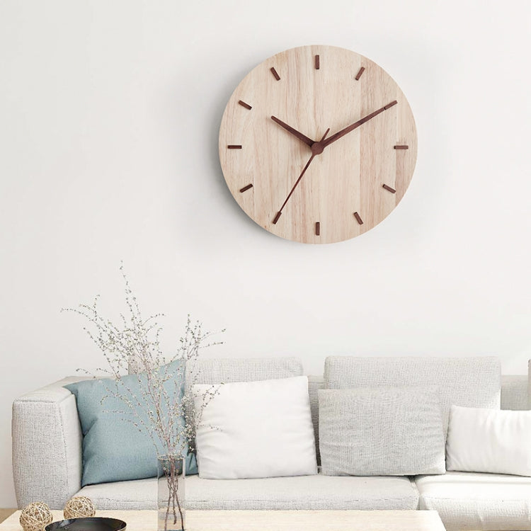 Orologio da parete in legno massiccio Orologio da parete per soggiorno casa Orologio decorativo, Solid Wooden Wall Clock
