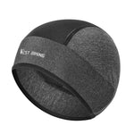 WEST BIKING Berretto estivo in seta di ghiaccio Cappuccio antivento Berretto interno sottile Berretto fodera casco traspirante e ad asciugatura rapida, Helmet Lining Cap(Black), Helmet Lining Cap(Gray)