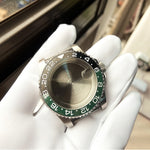 Per Rolex 2813/8215/2836/3804/8200 GMT Cassa dell'orologio Per Rolex 2813/8215/2836/3804/8200, GMT Black and Green Ceramic Ring, GMT Blue and Yellow Ceramic, GMT Black and Blue Ceramic Ring, GMT Black Ceramic Ring, SUB Silver Aluminum Ring