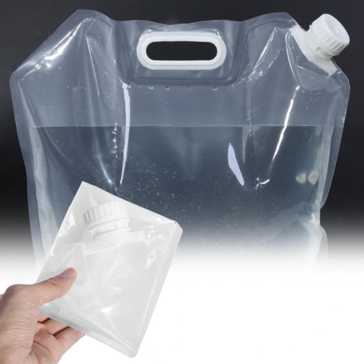 Borsa per l'acqua pieghevole Sport all'aria aperta Campeggio Escursionismo Secchio per l'acqua Storge Contenitore per l'acqua per picnic Borsa per l'acqua per il trasporto, 5L, 10L, 15L