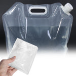 Borsa per l'acqua pieghevole Sport all'aria aperta Campeggio Escursionismo Secchio per l'acqua Storge Contenitore per l'acqua per picnic Borsa per l'acqua per il trasporto, 5L, 10L, 15L