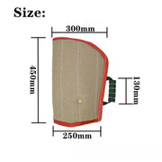 Red Twill Jute Training Dog Bite Sleeve Open Sleeve Protector Prodotti per animali domestici, Red Twill Jute