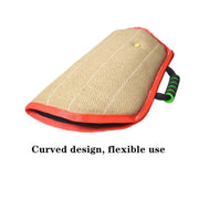 Red Twill Jute Training Dog Bite Sleeve Open Sleeve Protector Prodotti per animali domestici, Red Twill Jute